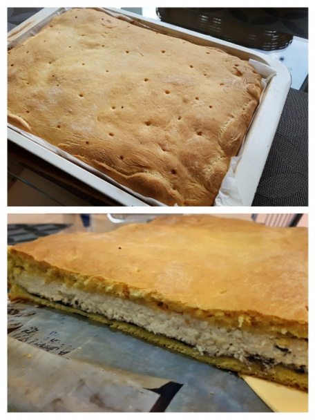 Tvarohový koláč v chlade kysnutý (fotorecept) - obrázok 4