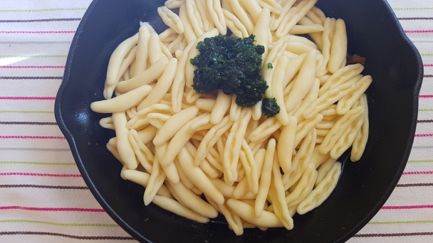 Capunti so smrčkom a medvedím cesnakom (fotorecept) - obrázok 3