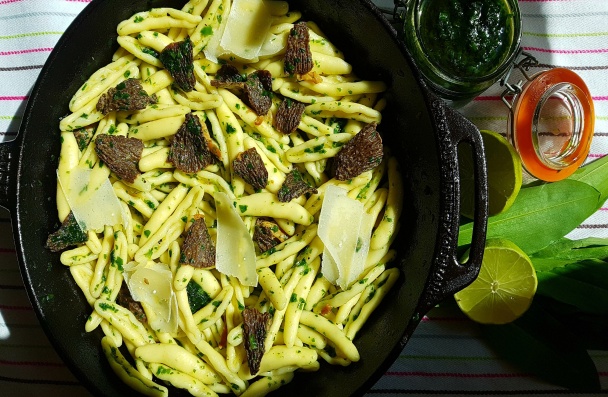 Capunti so smrčkom a medvedím cesnakom (fotorecept) - obrázok 5