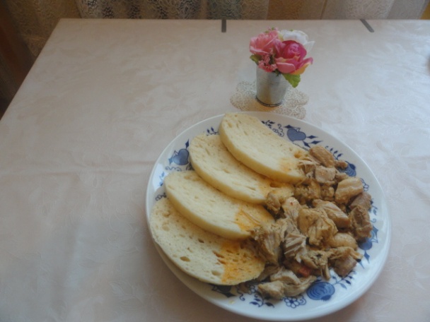 Kurací paprikáš a kysnuté parené knedle (fotorecept) - obrázok 13