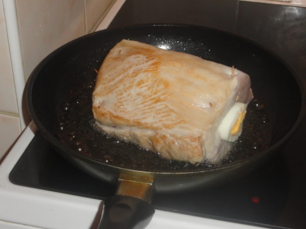 Plnené bravčové karé s vareným vajcom (fotorecept) - obrázok 5