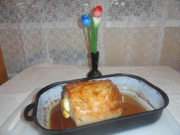 Plnené bravčové karé s vareným vajcom (fotorecept) - obrázok 7