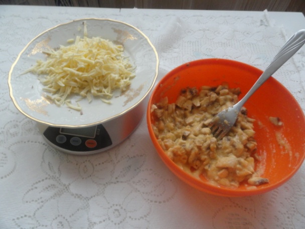 Plnené šampiňóny smažené - obrázok 2