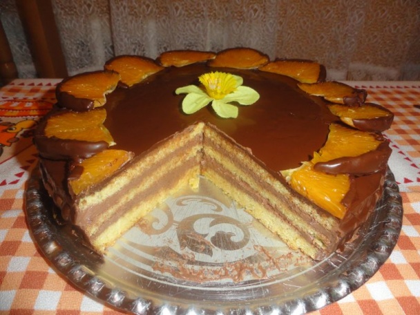 Čokoládovo-pomarančová torta (fotorecept) - obrázok 6