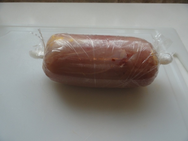 Plnené kuracie prsia s klobásou a vajcom - obrázok 8