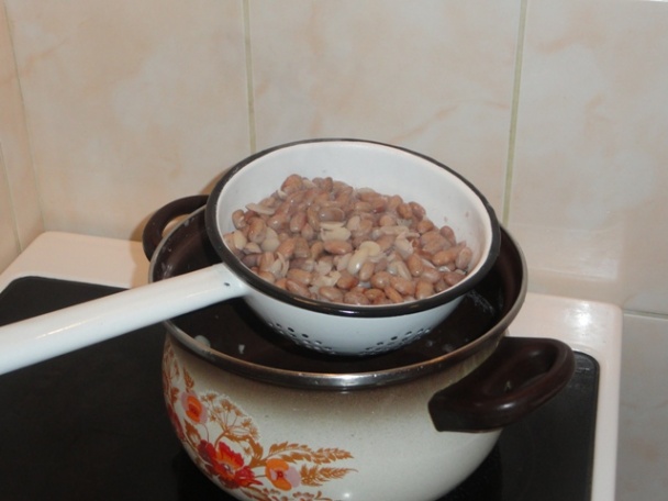 Falošný fazuľový guláš s haluškami - nokerlami (fotorecept) - obrázok 2