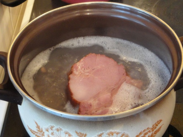 Fazuľová polievka s údeným mäsom (fotorecept) - obrázok 1