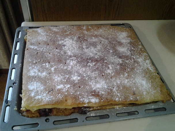 Jablkovo-čerešňový koláč (fotorecept) - obrázok 9