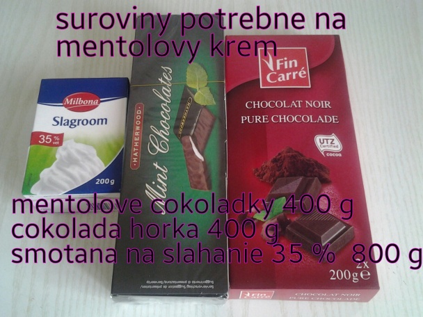 Torta s mentolovým krémom - obrázok 12