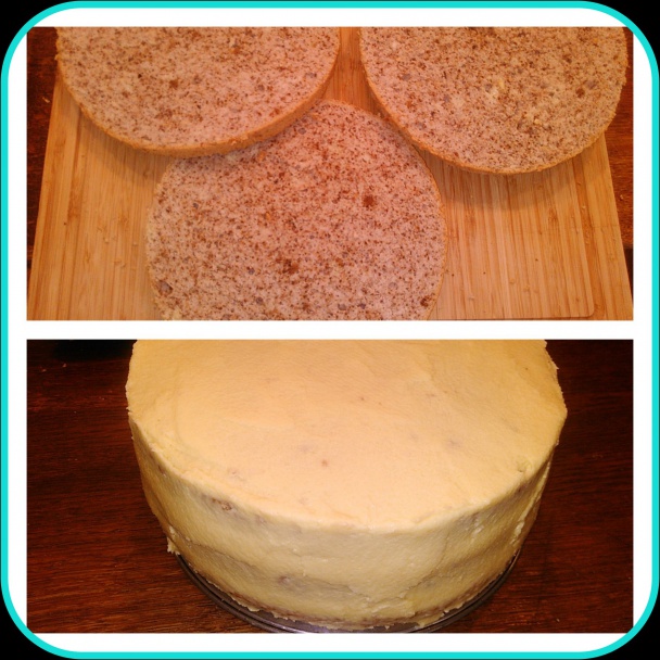 Orechová torta s vanilkovým krémom (fotorecept) - obrázok 4