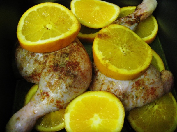 Kura na pomarančoch - obrázok 3