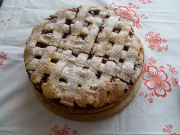 Pudingový mrežovník s čerešňami (fotorecept) - obrázok 5