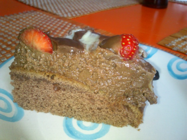 Nutellovo - jahodová torta - obrázok 3