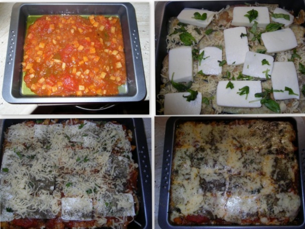 Zapečený baklažán s mozzarellou - obrázok 4