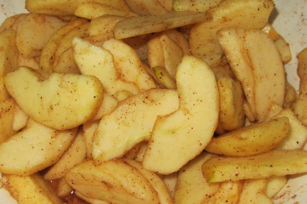 Krehký jablkový koláč (netradične) - obrázok 2