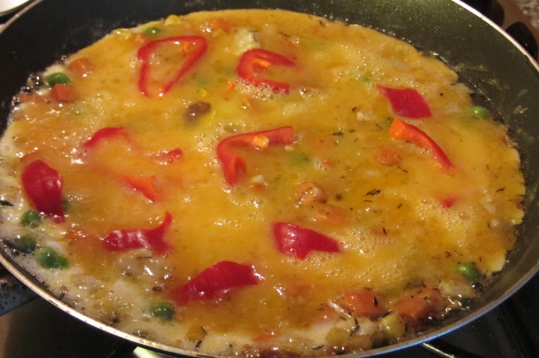 Zeleninová omeleta - obrázok 2