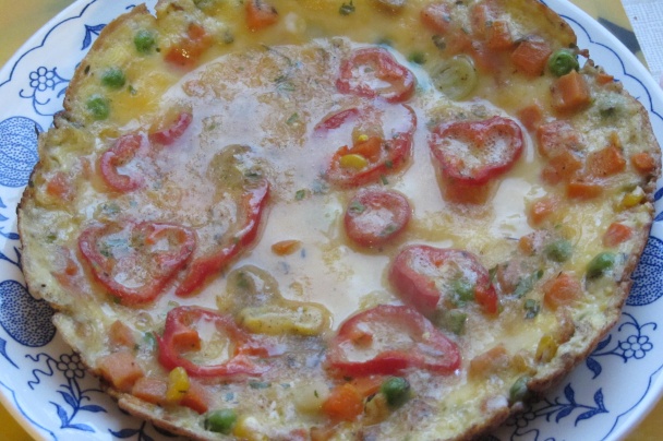 Zeleninová omeleta - obrázok 3