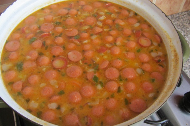 Frankfurtská polievka so zeleninou - obrázok 4