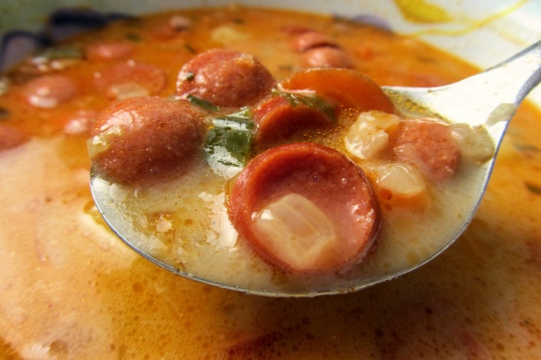 Frankfurtská polievka so zeleninou - obrázok 5