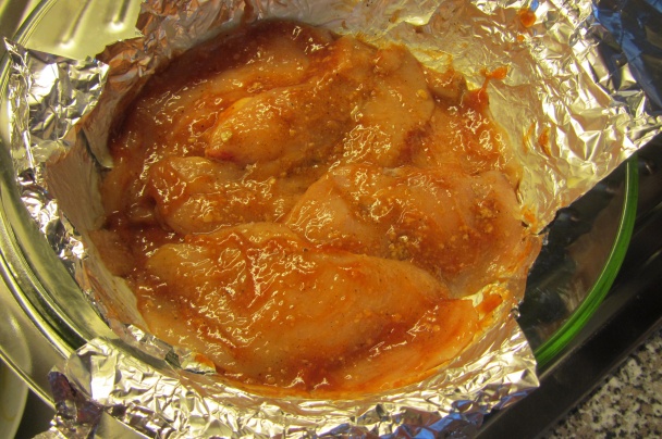 Kuracie prsia v alobale so zeleninou - obrázok 2