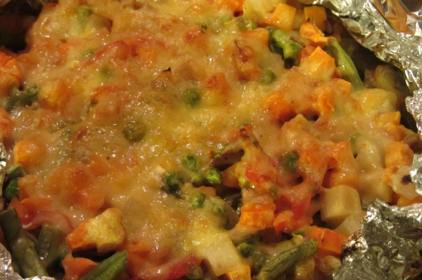 Kuracie prsia v alobale so zeleninou - obrázok 5