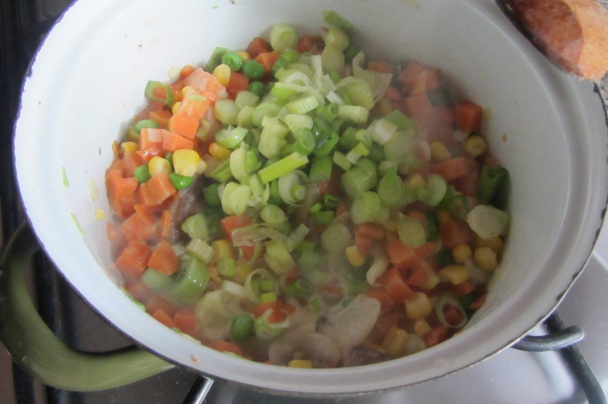 Cestoviny so zeleninou a tofu syrom - obrázok 2