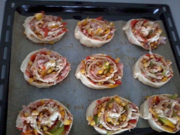 Pizza šneky (fotorecept) - obrázok 4