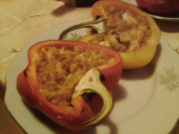 Grilované papriky plnené kuskusom - obrázok 2