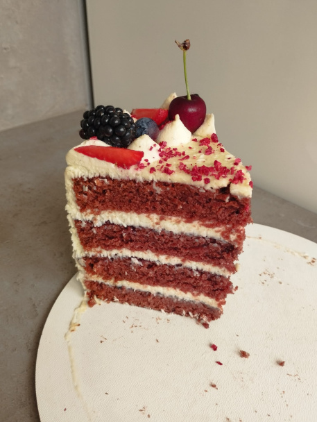 Red Velvet torta s kokosovým krémom - XLS type rated - obrázok 11