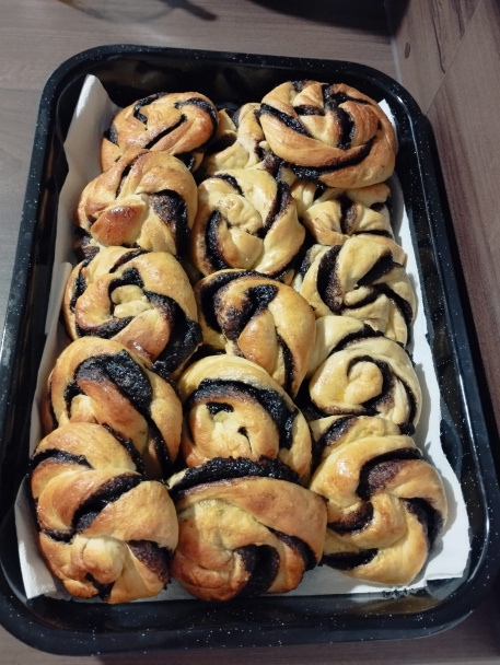 Točené kakaové slimáky - obrázok 5