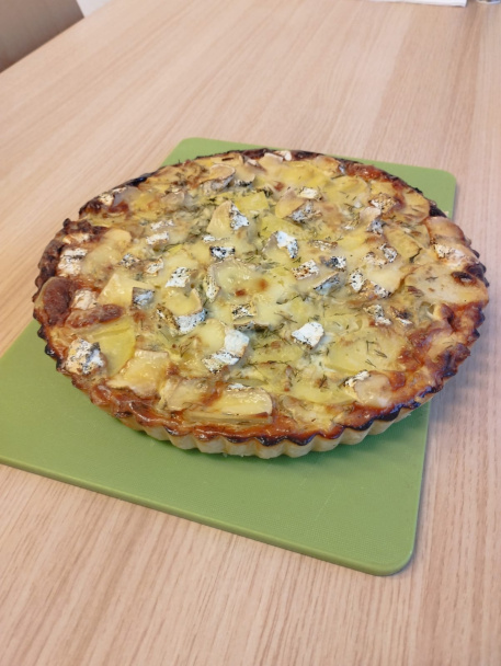 Zemiakový quiche s hermelínom - obrázok 3
