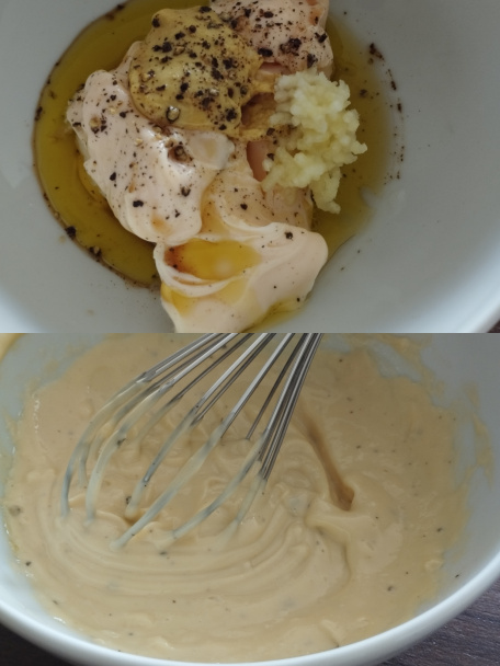 Caesar šalát s kuracím mäsom a domácim dresingom (fotorecept) - obrázok 2