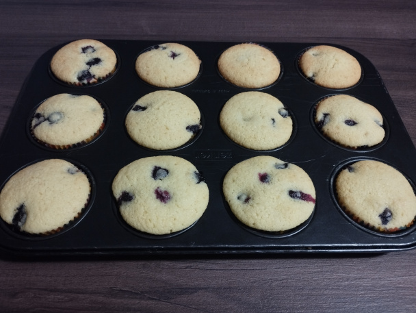 Čučoriedkové cupcakes (fotorecept) - obrázok 3