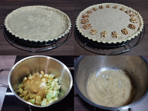 Jablkovo-orechový tart (fotorecept) - obrázok 3