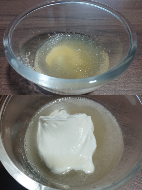 Nepečený čučoriedkový mramorový cheesecake (fotorecept) - obrázok 5