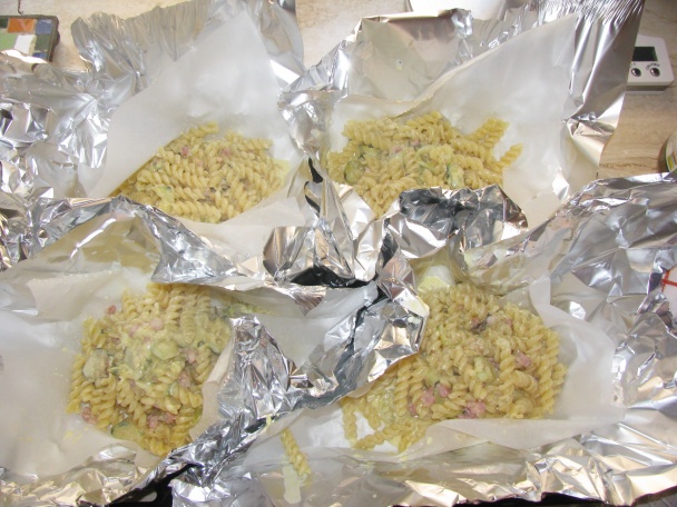 Cukinové cestoviny v batôžku (fotorecept) - obrázok 6