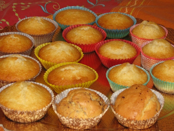 Muffinky ako lodičky s opätkami (fotorecept) - obrázok 1