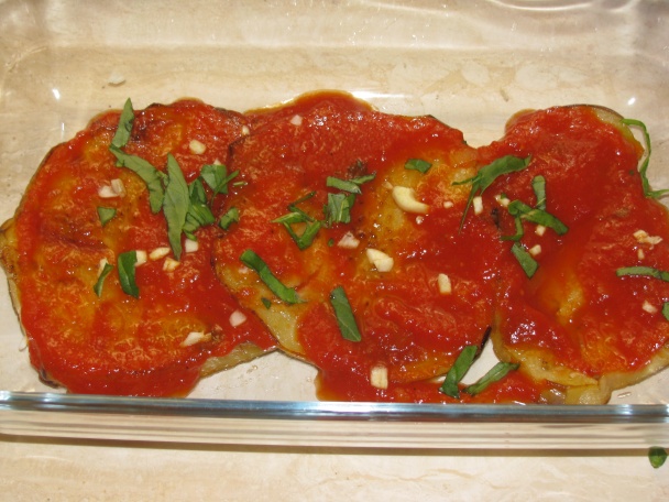 Melanzane alla parmigiana - vrstvené baklažány (fotorecept) - obrázok 6