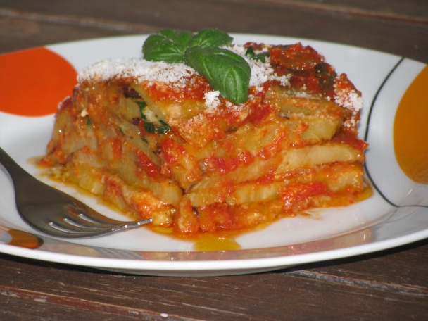 Melanzane alla parmigiana - vrstvené baklažány (fotorecept) - obrázok 9