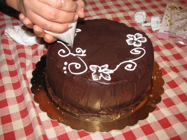 Torta s dobošovým stredom (fotorecept) - obrázok 9