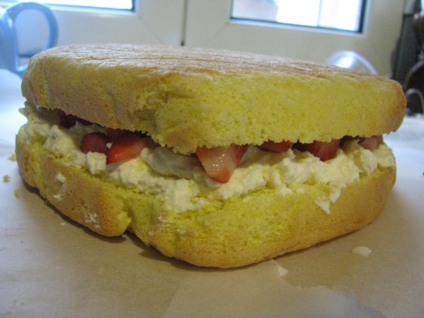 Kokosová torta s jahodami (fotorecept) - obrázok 5