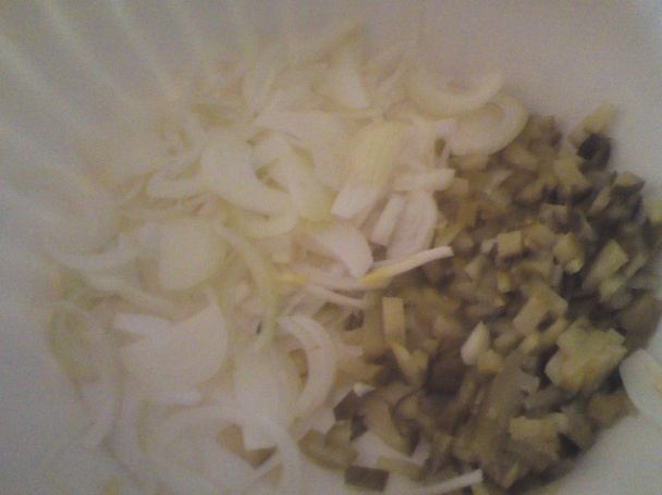 Šalát s diétnou salámou (fotorecept) - obrázok 1