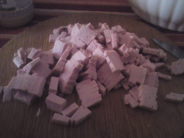 Šalát s diétnou salámou (fotorecept) - obrázok 2