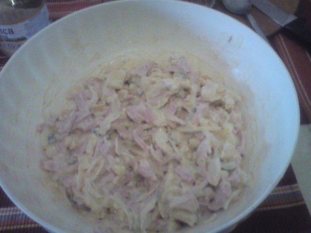 Šalát s diétnou salámou (fotorecept) - obrázok 3