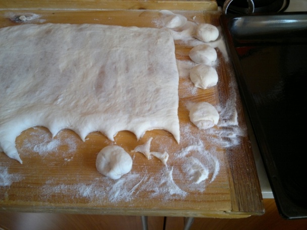 Oškvarkové pagáčiky prekladané (fotorecept) - obrázok 5