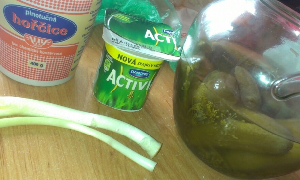 Tatárska omáčka - čo chladnička dala - obrázok 1