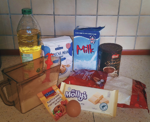 Čokoládovo-kokosové muffiny (fotorecept)  - obrázok 1