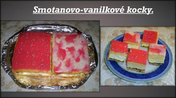 Smotanovo-vanilkové kocky - obrázok 5