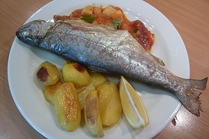 Pečený pstruh na zelenine (fotorecept) - obrázok 7