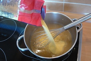 Hliva na smotane s polentou (fotorecept) - obrázok 2